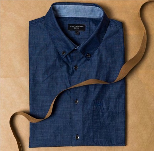 WHAT MEN WANT… A BUTTON-DOWN SHIRT. IN BLUE